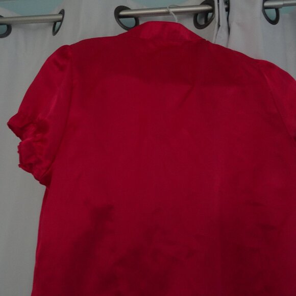 Womens size 16 Marc & Maddie pink button up top - Picture 4 of 4